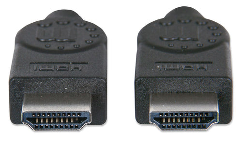 Manhattan HDMI 4K@30Hz Cable, 5m, Suitable for ALL 1080p/HD and majority of 4K uses (check your system 4K specification to be sure), Male to Male, Black, Ultra HD 4k x 2k, Lifetime Warranty, High Speed, Equivalent to HDMM5M