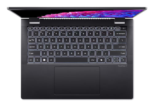 Acer TravelMate P6 TMP614-73T-78TG Intel Core Ultra 7 165H Laptop 35.6 cm (14") Touchscreen WUXGA 32 GB LPDDR5x-SDRAM 1 TB SSD Wi-Fi 7 (802.11be) Windows 11 Pro Black