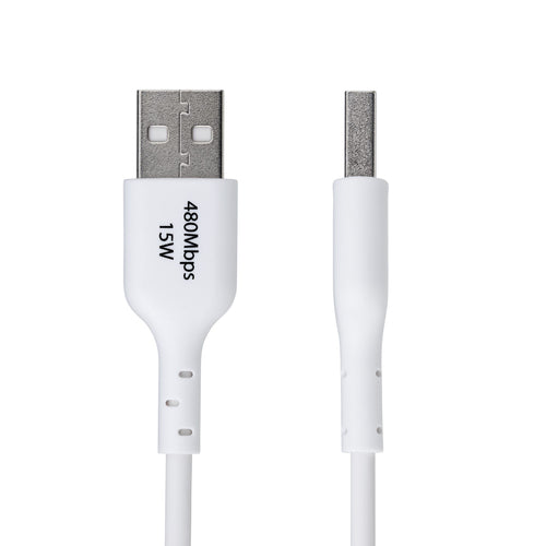 StarTech.com 3ft (91cm) USB-A to USB-C Charging Cable, Charge & Sync, 3A, USB 2.0, TPE Jacket - White USB Charging Cord