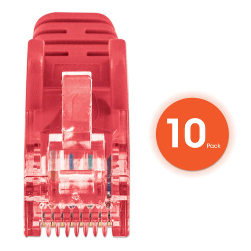 Intellinet 744539 networking cable Red 0.3 m Cat6 U/UTP (UTP)