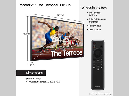 Samsung The Terrace 65 Inch Class