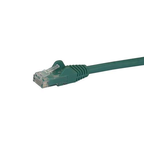 StarTech.com 50ft CAT6 Ethernet Cable - Green CAT 6 Gigabit Ethernet Wire -250MHz 100W PoE RJ45 UTP Network/Patch Cord Snagless w/Strain Relief Individually Tested