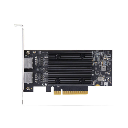 StarTech.com 2-Port PCIe 10Gb Ethernet Network Card, 10GbE Network Interface Card, Broadcom BCM57416 Chipset, Dual RJ45 10GBase-T/Gigabit, NIC Card, TAA