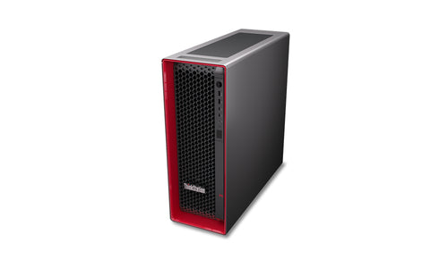 Lenovo ThinkStation P5 Intel Xeon W w5-2445 32 GB DDR5-SDRAM 1 TB SSD NVIDIA RTX A5500 Windows 11 Pro for Workstations Tower Workstation Black, Red