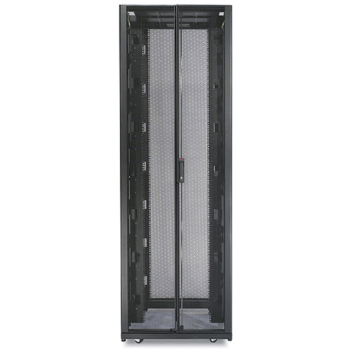 APC NetShelter SX, Server Rack Enclosure, 45U, Shock Packaging, 2000 lbs, Black, 2124H x 750W x 1070D mm