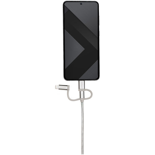 StarTech.com 6ft (1.8m) USB Multi-Charging Cable, USB-A to Lightning/USB-C/Micro-USB, Apple MFi Certified, Braided Nylon Jacket; USB 3-in-1 Charger Cable/Cord