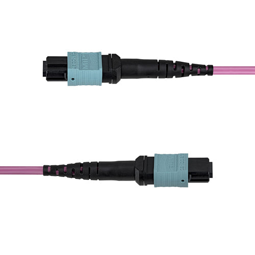 StarTech.com 3m (10ft) MTP®/MPO Fiber Optic Cable, 12F Type-B, OS2 Single Mode MTP/APC Female Fiber Patch Cable, 9/125µm, OFNP Plenum, MTP-12 Fiber Jumper Cord