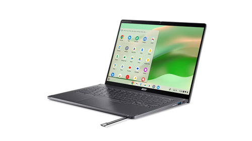 Acer Chromebook Enterprise Spin 714 CP714-2WN-7073 Intel® Core™ i7 i7-1355U 35.6 cm (14") Touchscreen WQXGA 16 GB LPDDR4x-SDRAM 256 GB SSD Wi-Fi 6E (802.11ax) ChromeOS for Enterprise Grey