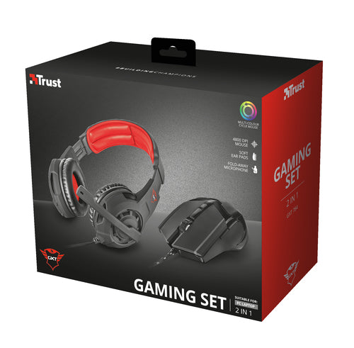 Trust GXT 784 Headset Wired Head-band Gaming Black, Red