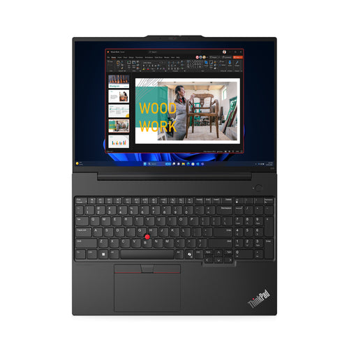 Lenovo ThinkPad E16 Gen 2 (AMD) AMD Ryzen™ 7 7735U Laptop 40.6 cm (16") Touchscreen WUXGA 16 GB DDR5-SDRAM 512 GB SSD Wi-Fi 6E (802.11ax) Windows 11 Pro English Black