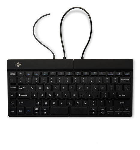 R-Go Tools Ergonomic keyboard R-Go Split Break v2 with break software, ergonomic split keyboard, QWERTY (US), Wired, black