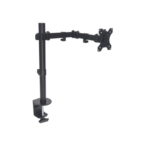 Manhattan Desk Mount for TV & Monitors (Full Motion), For screens 13" to 27", Clamp fitting to desk, VESA compatibility: 75x75mm and 100x100mm - check the dimensions of the four mounting holes on back of screen to ensure it fits, Max 8kg, Bracket,