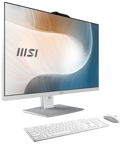 MSI Modern AM272P 1M-820US Intel Core 7 150U 68.6 cm (27") 1920 x 1080 pixels All-in-One PC 32 GB DDR5-SDRAM 1 TB SSD Windows 11 Home Wi-Fi 6E (802.11ax) White