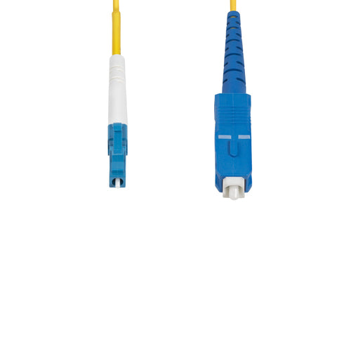 StarTech.com 10m (32.8ft) LC to SC (UPC) OS2 Single Mode Simplex Fiber Optic Cable, 9/125µm, 40G/100G, Bend Insensitive, Low Insertion Loss, LSZH Fiber Jumper Cord