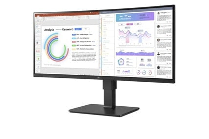 LG 34BQ77QE-B computer monitor 86.4 cm (34") 3440 x 1440 pixels UltraWide Quad HD LED Black