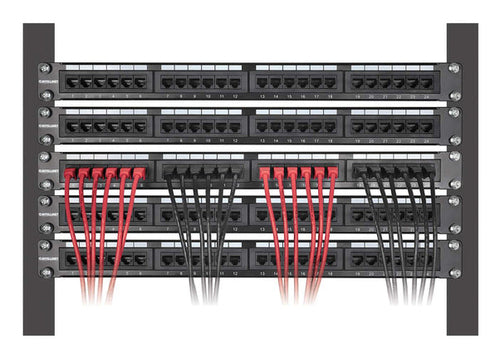 Intellinet 744812 networking cable Red 0.5 m Cat6 U/UTP (UTP)