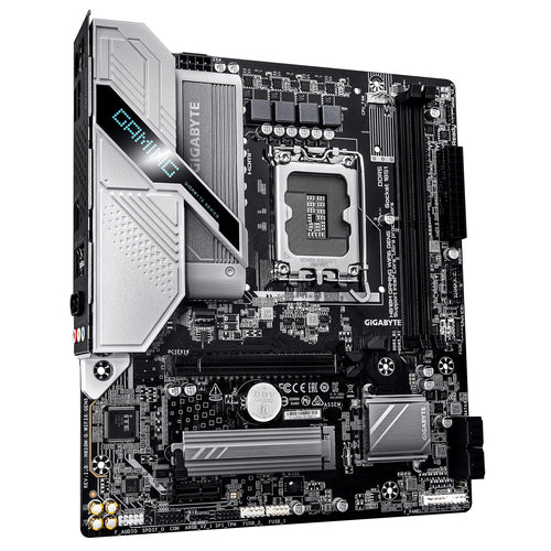GIGABYTE H810M GAMING WIFI6 GEN5 Motherboard - Intel Core Ultra (Series 2) CPUs, 4+1+2 Phases VRM, up to 6400MHz DDR5, 1xPCIe 4.0 M.2, WIFI 6, 2.5GbE LAN, USB 3.2 Gen 1