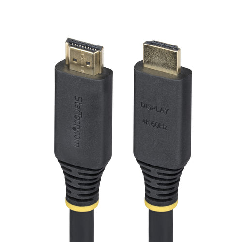 StarTech.com 10m (32.8ft) Active High Speed HDMI Cable, 4K 60Hz/1440p 144Hz, HDR10/HDCP 2.2/ARC, 18Gbps, UHD HDMI 2.0 Cord for TV/Monitor/Display, TPE Jacket