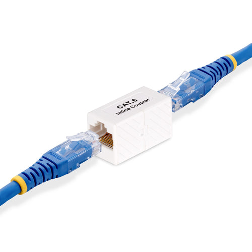 StarTech.com RJ45 Coupler 5-Pack, Inline Cat6 Coupler, Female to Female (F/F) T568 Connector, Unshielded Ethernet Cable Extension