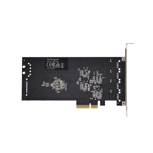 StarTech.com 4-Port USB PCIe Card, USB 3.2 5Gbps, PCI Express Expansion Card with 4x Independent USB Controllers, 4x USB-A Ports, Windows/macOS/Linux