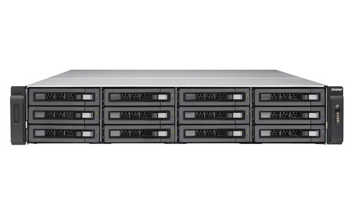 QNAP TES-1885U NAS Rack (2U) Intel® Xeon® D D-1531 64 GB DDR4 0 TB QNAP Enterprise System Black
