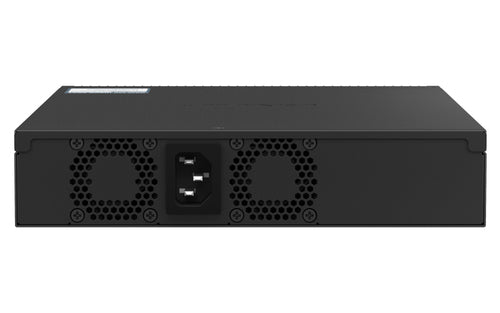 QNAP QSW-M2106PR-2S2T network switch Managed L2 10G Ethernet (100/1000/10000) Power over Ethernet (PoE) 1U Black