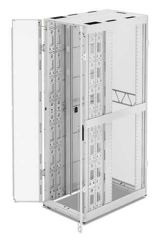 APC NetShelter SX, Server Rack Enclosure, Gen 2, 52U, 2436H x 750W x 1200D mm, with Sides, White