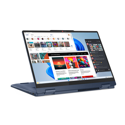 Lenovo IdeaPad 5 2-in-1 14IRU9 Intel Core 5 120U Hybrid (2-in-1) 35.6 cm (14") Touchscreen WUXGA 8 GB LPDDR5x-SDRAM 256 GB SSD Wi-Fi 6 (802.11ax) Windows 11 Home US English Blue