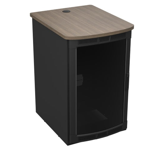 Middle Atlantic Products BGR-19SA27MDK-C8 rack cabinet 19U Freestanding rack Black, Wood