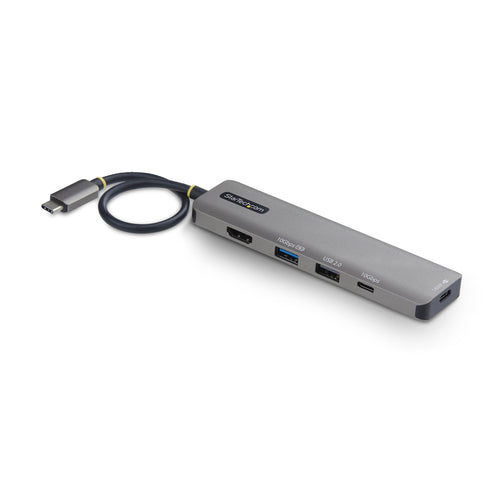 StarTech.com USB-C to HDMI Multiport Adapter with 140W PD Charging, 4K 60Hz, USB 10Gbps Hub, Type-C Mini Dock for MacBook / Dell / Thinkpad / HP