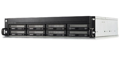TerraMaster U8-500 PLUS NAS/storage server Rack (2U) Intel® Core™ i7 16 GB DDR5 0 TB Black
