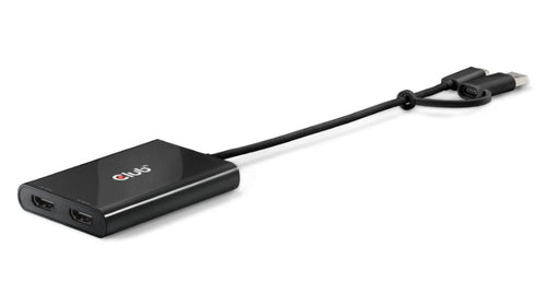 CLUB3D CSV-1475 video splitter USB Type-C 2x HDMI