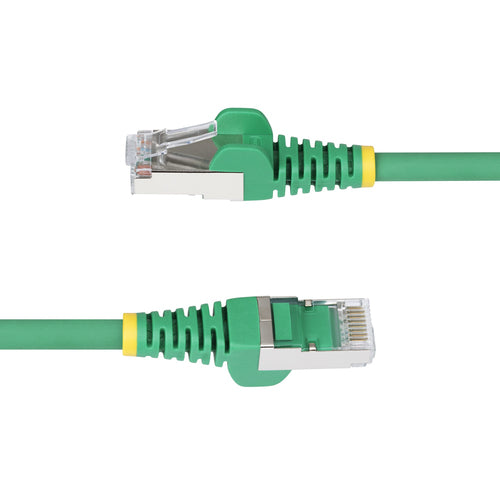 StarTech.com 5ft Green CAT6a Ethernet Cable, Snagless RJ45, 10GbE, 100W PoE++, S/FTP, LSZH, 27AWG Pure Bare Copper Wire, 500MHz, Shielded Network Patch Cord w/Strain Reliefs, Individually Tested/ETL Verified
