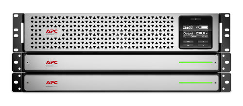 APC Smart-UPS On-Line, 1500VA, Rackmount 3U, 230V, 8x C13 IEC outlets, Network Card, Extended runtime, W/ rail kit, W/ Lithium-ion external battery