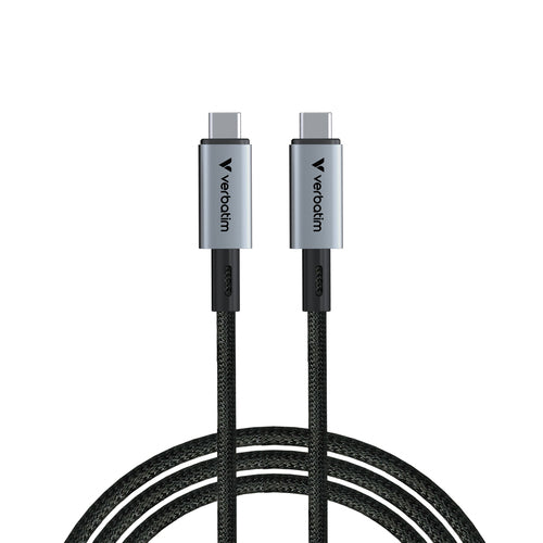 Verbatim Sync & Charge USB C to USB C 240W 40 Gbps 120 cm