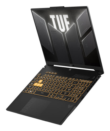 ASUS TUF Gaming F16 FX607VU-SS53 laptop Intel Core 5 210H 40.6 cm (16") WUXGA 16 GB DDR5-SDRAM 512 GB SSD NVIDIA GeForce RTX 4050 Wi-Fi 6 (802.11ax) Windows 11 Home Black, Grey
