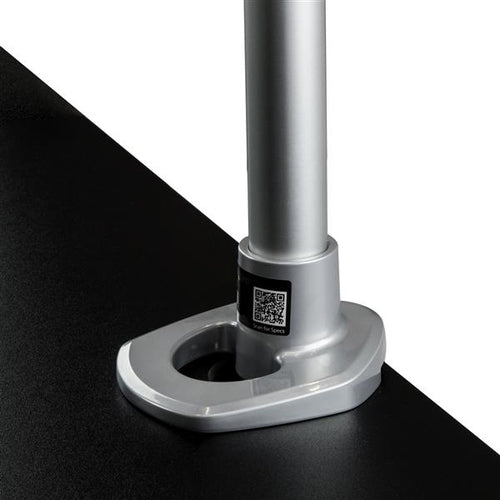 StarTech.com Sit-Stand Desk Converter with Monitor Arm - 35” Wide Work Surface - For up to 30" Monitor