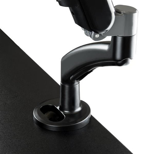 StarTech.com Sit-Stand Desk Converter with Monitor Arm - 35” Wide Work Surface - For up to 26" Monitor
