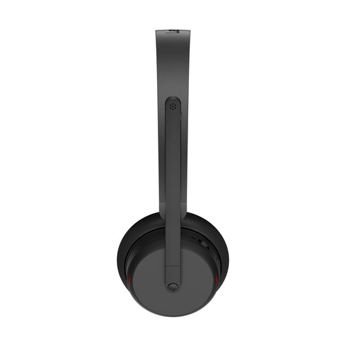 Lenovo 6550 Headset Wireless Head-band Office/Call center USB Type-C Bluetooth Black