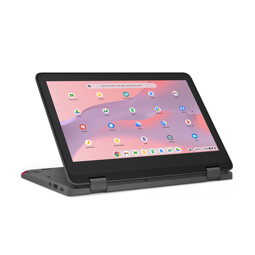 Lenovo 300e Yoga Chromebook Gen 4 MediaTek Kompanio 520 29.5 cm (11.6") Touchscreen HD 4 GB LPDDR4x-SDRAM 32 GB eMMC Wi-Fi 6 (802.11ax) ChromeOS English Grey