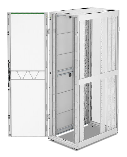 APC NetShelter SX, Server Rack Enclosure, Gen 2, 52U, 2436H x 750W x 1200D mm, with Sides, White