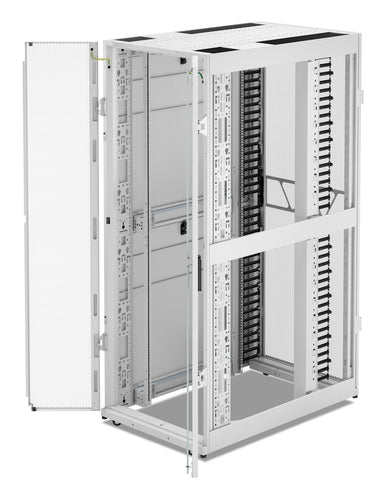 APC NetShelter SX, Networking Rack Enclosure, 42U, 1991H x 750W x 1200D mm, with Sides, White