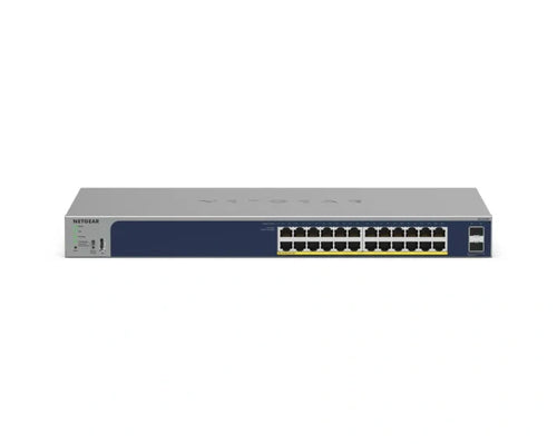 NETGEAR GS724TPv3 Managed L2/L3/L4 Gigabit Ethernet (10/100/1000) Power over Ethernet (PoE) 1U Grey, Blue