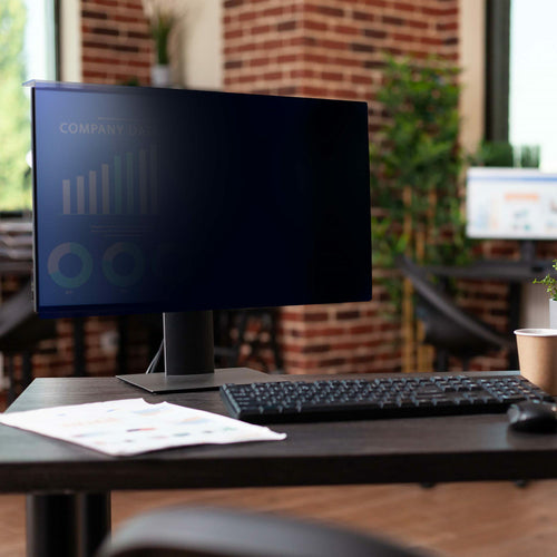 StarTech.com 23.8-inch 16:9 Computer Monitor Privacy Screen, Hanging Acrylic Filter, Quick-Install Security Shield, Monitor Screen Protector, +/- 30 Deg. View, Glossy