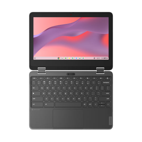 Lenovo 300e Yoga Chromebook Gen 4 MediaTek Kompanio 528 29.5 cm (11.6") Touchscreen HD 4 GB LPDDR4x-SDRAM 32 GB eMMC Wi-Fi 6 (802.11ax) ChromeOS Grey