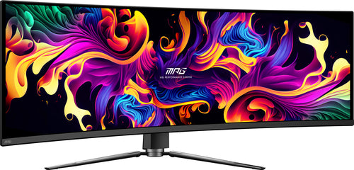 MSI MPG 491CQP QD-OLED computer monitor 124.5 cm (49") 5120 x 1440 pixels Dual WQHD Black