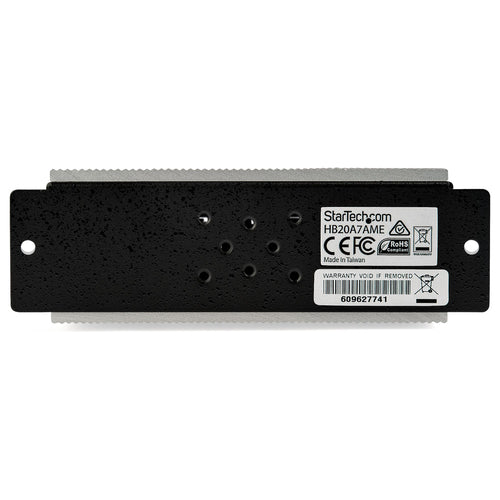 StarTech.com 7-Port USB 2.0 Hub - Metal Industrial USB-A Hub with ESD & 350W Surge Protection - Extended Operating Temp -40 to 185°F - Din Rail/Wall/Desk Mountable - USB Expander Hub