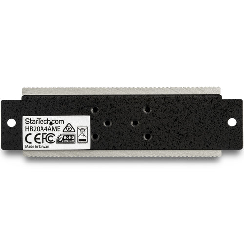 StarTech.com 4-Port USB 2.0 Hub - Metal Industrial USB-A Hub with ESD & 350W Surge Protection - Extended Operating Temp -40 to 185°F - Din Rail/Wall/Desk Mountable - USB Expander Hub