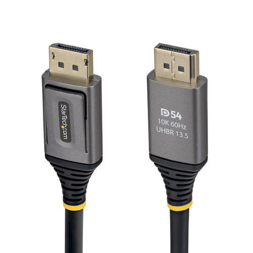 StarTech.com 10ft DisplayPort 2.1 Cable, VESA Certified DP54 DisplayPort Cable, Uncompressed 8K 60Hz, 8K 144Hz/4K 240Hz w/DSC 1.2a, DP 2.1 Monitor Cord