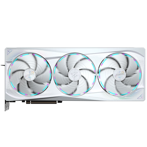 GIGABYTE AORUS GeForce RTX 5090 STEALTH ICE 32G Graphics Card - 32GB GDDR7, 512bit, PCI-E 5.0, 2655MHz Core Clock, 3 x DP 2.1a, 1 x HDMI 2.1b, NVIDIA DLSS 4, GV-N5090AORUSST ICE-32GD